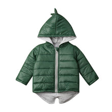 Load image into Gallery viewer, 1-7T Kids Toddler Baby Girl Boy Hoodie Zipper Winter Thick Coat Warm Jacket 3D Dinosaur Outwear Coats Jackets