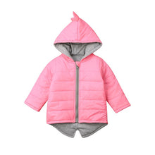 Load image into Gallery viewer, 1-7T Kids Toddler Baby Girl Boy Hoodie Zipper Winter Thick Coat Warm Jacket 3D Dinosaur Outwear Coats Jackets