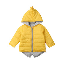 Load image into Gallery viewer, 1-7T Kids Toddler Baby Girl Boy Hoodie Zipper Winter Thick Coat Warm Jacket 3D Dinosaur Outwear Coats Jackets