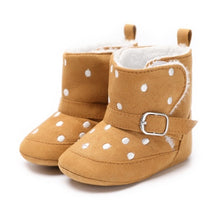 Load image into Gallery viewer, Baby Girls Shoes Snow Boot Soft Sole Kids Girl Cotton Baby Shoes Anti-silp Prewalker Booties Newborn Baby Girls First Walkes