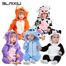Load image into Gallery viewer, SLAIXIU Baby Sleeper Cotton Pajamas For Children Girls Cartoon Anime Panda Kids Costume Boy Sleepwear Newborn Blanket Jumpsuit