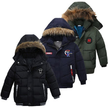 Load image into Gallery viewer, Baby Boys Jacket 2019 Autumn Winter Jacket For Boys Children Jacket Kids Hooded Warm Outerwear Coat For Boy Clothes 2 3 4 5 Year