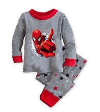 Load image into Gallery viewer, Brand New Baby Girls Pijamas Kids Autumn Pajamas Sets Cotton Long Sleeve Girl Sleepwear Children Casual Clothing Spiderman Suits