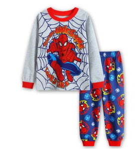 Brand New Baby Girls Pijamas Kids Autumn Pajamas Sets Cotton Long Sleeve Girl Sleepwear Children Casual Clothing Spiderman Suits