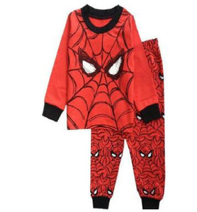 Brand New Baby Girls Pijamas Kids Autumn Pajamas Sets Cotton Long Sleeve Girl Sleepwear Children Casual Clothing Spiderman Suits