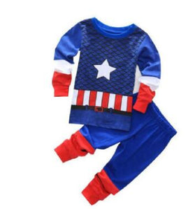 Brand New Baby Girls Pijamas Kids Autumn Pajamas Sets Cotton Long Sleeve Girl Sleepwear Children Casual Clothing Spiderman Suits