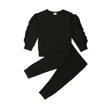 Load image into Gallery viewer, Newborn Infant Baby Girls Ruffle T-Shirt Tops Leggings Pants 2Pcs Outfits Set Clothes Long Sleeve Autumn Winter Warm Clothing