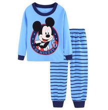 Load image into Gallery viewer, 2019 New Boys Long Sleeve Pyjamas Kids Mickey Mouse Pajamas Baby Cotton Pijama Children Sleepwear Girls Clothing Sets Baby Wears