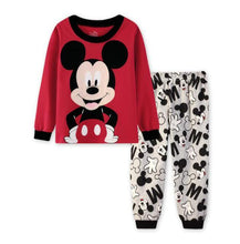 Load image into Gallery viewer, 2019 New Boys Long Sleeve Pyjamas Kids Mickey Mouse Pajamas Baby Cotton Pijama Children Sleepwear Girls Clothing Sets Baby Wears