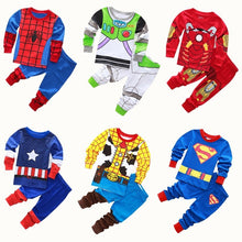 Load image into Gallery viewer, HEYFRIEND Autumn Winter Baby Cartoon Sleepwear Cotton Boys Pyjamas Kids Pajamas Home Clothing Children&#39;s Pajamas Girls Nightwear