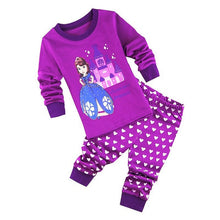 Load image into Gallery viewer, HEYFRIEND Autumn Winter Baby Cartoon Sleepwear Cotton Boys Pyjamas Kids Pajamas Home Clothing Children&#39;s Pajamas Girls Nightwear