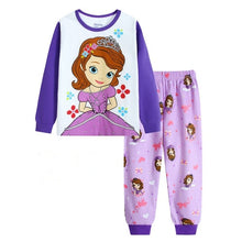 Load image into Gallery viewer, HEYFRIEND Autumn Winter Baby Cartoon Sleepwear Cotton Boys Pyjamas Kids Pajamas Home Clothing Children&#39;s Pajamas Girls Nightwear