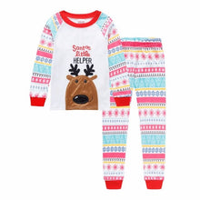 Load image into Gallery viewer, New kids pajamas children sleepwear baby girls clothes boys Cartoon pyjamas sets cotton nightwear kids clothing Christmas gifts