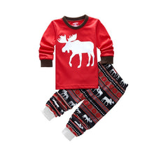 Load image into Gallery viewer, New kids pajamas children sleepwear baby girls clothes boys Cartoon pyjamas sets cotton nightwear kids clothing Christmas gifts