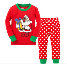 Load image into Gallery viewer, New kids pajamas children sleepwear baby girls clothes boys Cartoon pyjamas sets cotton nightwear kids clothing Christmas gifts