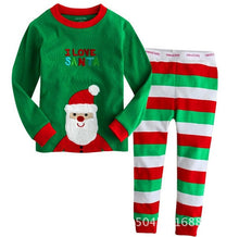 Load image into Gallery viewer, New kids pajamas children sleepwear baby girls clothes boys Cartoon pyjamas sets cotton nightwear kids clothing Christmas gifts