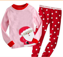 Load image into Gallery viewer, New kids pajamas children sleepwear baby girls clothes boys Cartoon pyjamas sets cotton nightwear kids clothing Christmas gifts