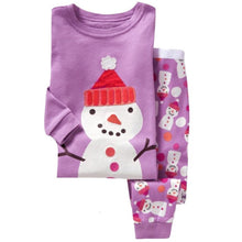 Load image into Gallery viewer, New kids pajamas children sleepwear baby girls clothes boys Cartoon pyjamas sets cotton nightwear kids clothing Christmas gifts
