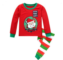 Load image into Gallery viewer, New kids pajamas children sleepwear baby girls clothes boys Cartoon pyjamas sets cotton nightwear kids clothing Christmas gifts