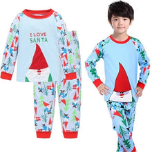 Load image into Gallery viewer, New kids pajamas children sleepwear baby girls clothes boys Cartoon pyjamas sets cotton nightwear kids clothing Christmas gifts