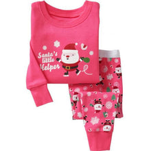 Load image into Gallery viewer, New kids pajamas children sleepwear baby girls clothes boys Cartoon pyjamas sets cotton nightwear kids clothing Christmas gifts