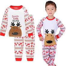 Load image into Gallery viewer, New kids pajamas children sleepwear baby girls clothes boys Cartoon pyjamas sets cotton nightwear kids clothing Christmas gifts