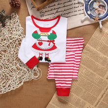 Load image into Gallery viewer, New kids pajamas children sleepwear baby girls clothes boys Cartoon pyjamas sets cotton nightwear kids clothing Christmas gifts
