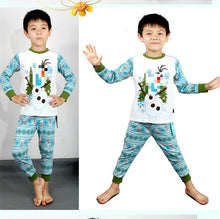 Load image into Gallery viewer, New kids pajamas children sleepwear baby girls clothes boys Cartoon pyjamas sets cotton nightwear kids clothing Christmas gifts