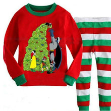 Load image into Gallery viewer, New kids pajamas children sleepwear baby girls clothes boys Cartoon pyjamas sets cotton nightwear kids clothing Christmas gifts
