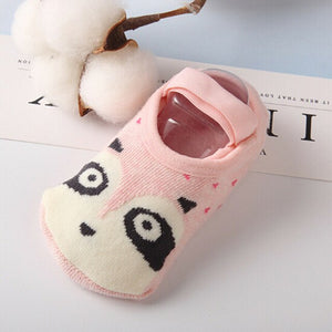 2019 New Fashion Baby Boys Girls Kids Cute Cartoon Anti Slip Ankle Socks Cotton Anti-slip Shoe-like Socks 1-3Y  Soft
