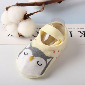 2019 New Fashion Baby Boys Girls Kids Cute Cartoon Anti Slip Ankle Socks Cotton Anti-slip Shoe-like Socks 1-3Y  Soft