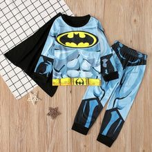 Load image into Gallery viewer, Rorychen Baby Kids Pyjamas Boys Superman Batman Sleepwear Kids Pijamas Boys Pajamas Sets Children Superman Batman Nightwear