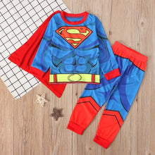 Load image into Gallery viewer, Rorychen Baby Kids Pyjamas Boys Superman Batman Sleepwear Kids Pijamas Boys Pajamas Sets Children Superman Batman Nightwear