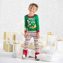 Load image into Gallery viewer, 2019 Christmas Children pyjamas Set Baby girl boys clothes pajamas Todder boys girls cartoon T-shirt+Pants 2pcs