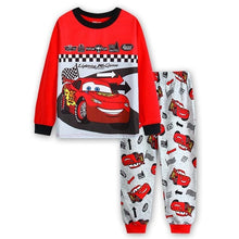 Load image into Gallery viewer, 2019 Christmas Children pyjamas Set Baby girl boys clothes pajamas Todder boys girls cartoon T-shirt+Pants 2pcs