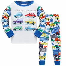 Load image into Gallery viewer, 2019 Truck Boys Pijamas Kids Set Children&#39;s Pyjamas Clothing Sets Kids Pajamas Baby Cartoon Pyjama Enfant Sleepwear