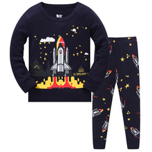 Load image into Gallery viewer, 2019 Truck Boys Pijamas Kids Set Children&#39;s Pyjamas Clothing Sets Kids Pajamas Baby Cartoon Pyjama Enfant Sleepwear