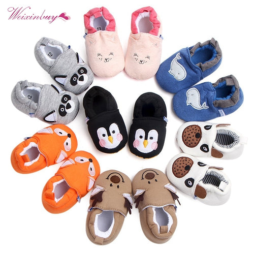 Baby Shoes Girls Boy First Walkers Newborn Slippers Baby Girl Crib Shoes Footwear Prewalker 0-18M