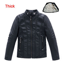 Load image into Gallery viewer, 2019 New Winter Autumn Kids Leather Jacket 3-12Yrs Spring Fashion Warm Baby Boy Jacket Coat Thicken Kids Jacket For Boy Clothes