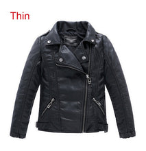 Load image into Gallery viewer, 2019 New Winter Autumn Kids Leather Jacket 3-12Yrs Spring Fashion Warm Baby Boy Jacket Coat Thicken Kids Jacket For Boy Clothes