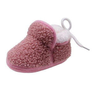 Warm Baby shoes Winter Plus Velvet Baby First Walkers Girl Shoes Casual Booties Toddler Crib Shoes