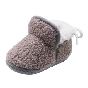 Warm Baby shoes Winter Plus Velvet Baby First Walkers Girl Shoes Casual Booties Toddler Crib Shoes