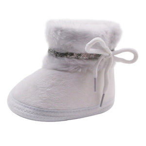 Warm Baby shoes Winter Plus Velvet Baby First Walkers Girl Shoes Casual Booties Toddler Crib Shoes