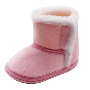 Warm Baby shoes Winter Plus Velvet Baby First Walkers Girl Shoes Casual Booties Toddler Crib Shoes