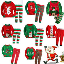 Load image into Gallery viewer, New kids pajamas children sleepwear baby girls clothes boys Cartoon pyjamas sets cotton nightwear kids clothing Christmas gifts