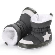 Load image into Gallery viewer, Newborn Winter Baby Shoes Boys Girls Soft Boots Kids Fashion Warm Thickening Snow First Walker Booties Toddler Anti-Slip BFOF