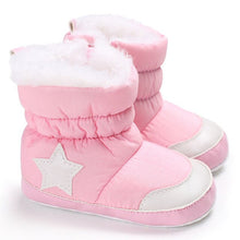 Load image into Gallery viewer, Newborn Winter Baby Shoes Boys Girls Soft Boots Kids Fashion Warm Thickening Snow First Walker Booties Toddler Anti-Slip BFOF