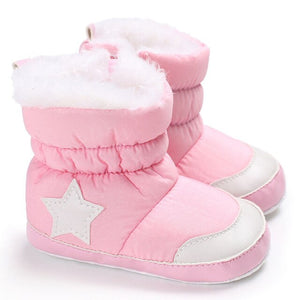 Newborn Winter Baby Shoes Boys Girls Soft Boots Kids Fashion Warm Thickening Snow First Walker Booties Toddler Anti-Slip BFOF