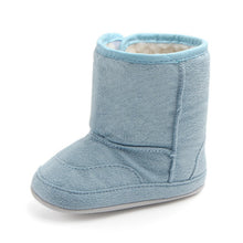 Load image into Gallery viewer, winter warm Booties shoes for girls cotton solid baby boy shoes Footwear for newborns babies toddler infant shoes