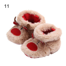 Load image into Gallery viewer, Winter Sweet Newborn Baby Girls Princess Winter Boots First Walkers Soft Soled Infant Toddler Kids Girl Footwear Shoes